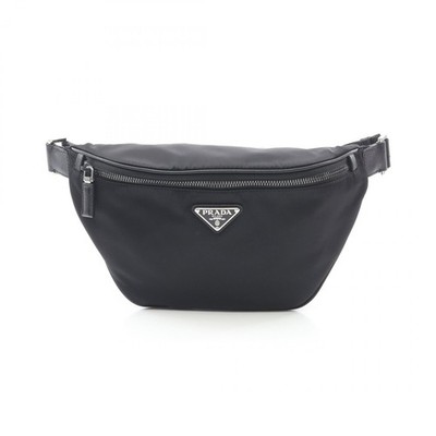 PRADA RE-NYLON TESSUTO+SAFFIANO Waist Belt Bum Bag 2VL033F0002