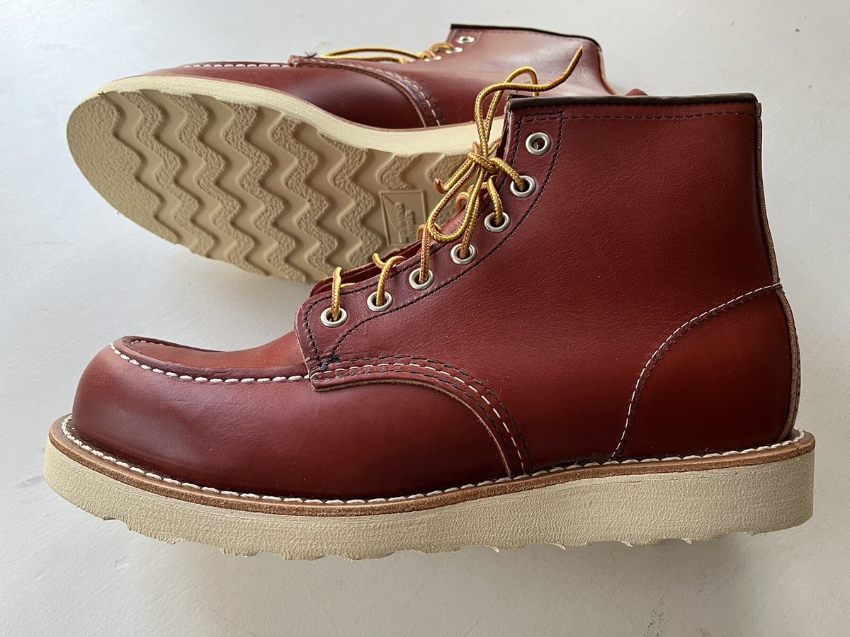 NEW In Box Red Wing 8875 6” Oro Russet Leather Moc Toe Heritage