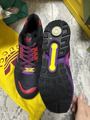 NEW GUCCI x ADIDAS ZX 8000 'BLACK GG MONOGRAM