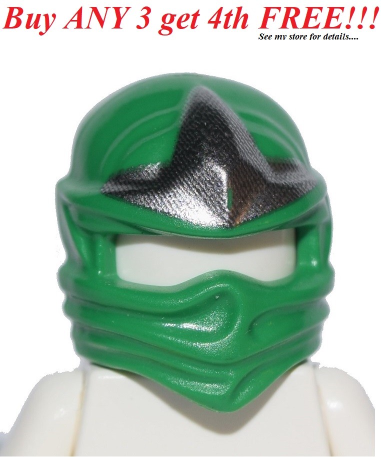 ☀️NEW Lego Ninjago Ninja Green HEAD WRAP ZX Lloyd Minifig