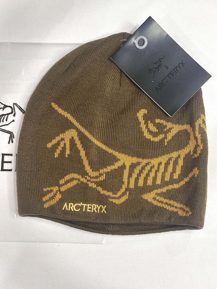 Arc'teryx Bird Head Toque Beanie Brown – Wool Knit Unisex Winter
