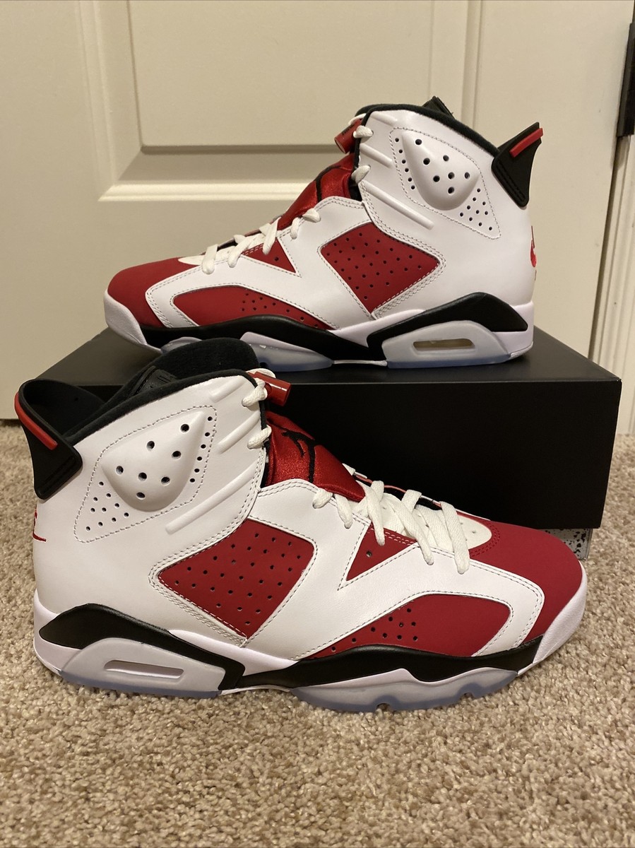 Size 8 Jordan 6 Retro OG Carmine 2021 CT8529-106 Shoes IN HAND