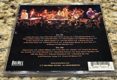 BRIAN WILSON LIVE AT THE ROXY THEATRE SIGNED RARE 2-CD SET 2000