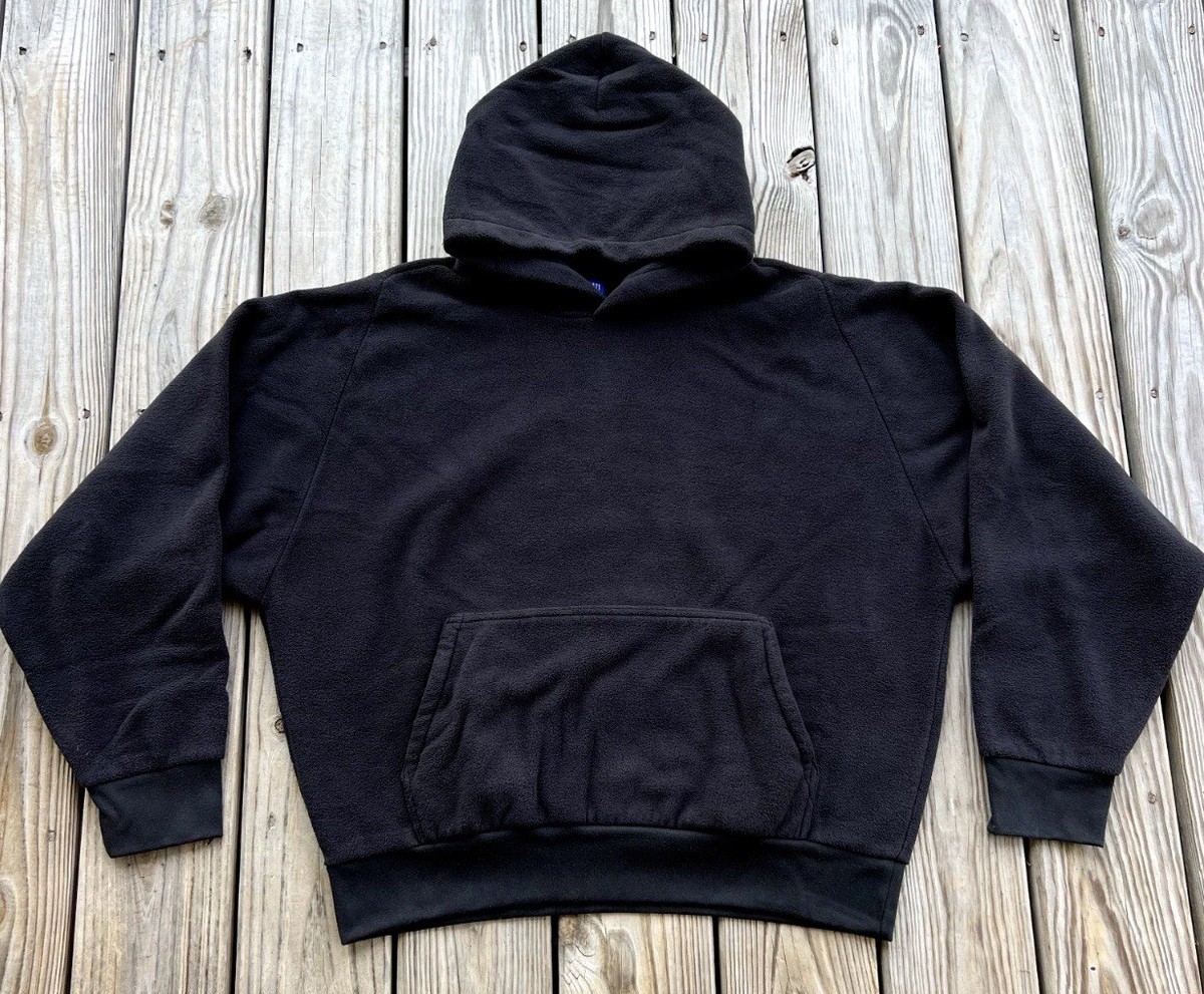 Yeezy Gap Polar Fleece Regular Fit Hoodie Unreleased Season Black