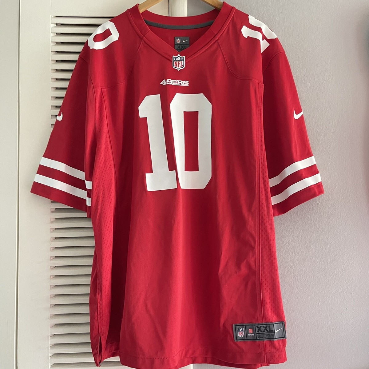 San Francisco 49ers Jimmy Garoppolo Jersey #10 NFL NIKE ON FIELD