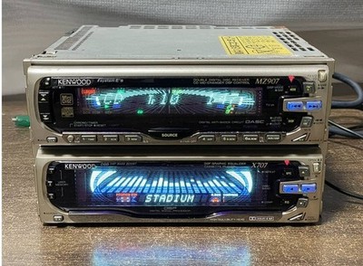 Kenwood MZ907 X707 1DIN CD MD Cassette Deck Player Set Working | eBay