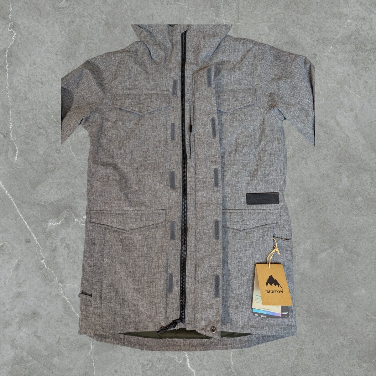 NEW Burton Covert Jacket Men XS MB DRYRIDE THERMOLITE Hooded