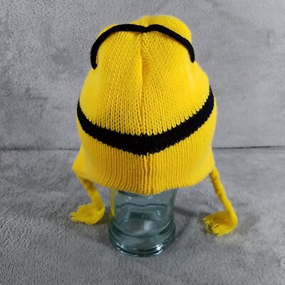 Universal Beanie Hat Despicable Me Minion Reversible Braided