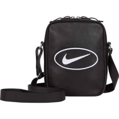 Supreme x Nike Leather Shoulder Bag Black SS25 BRAND NEW IN HAND