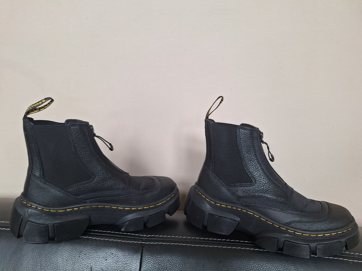 Dr. Martens Unisex Beta 2976 DMXL Zip Up Chelsea Boots Black -US L