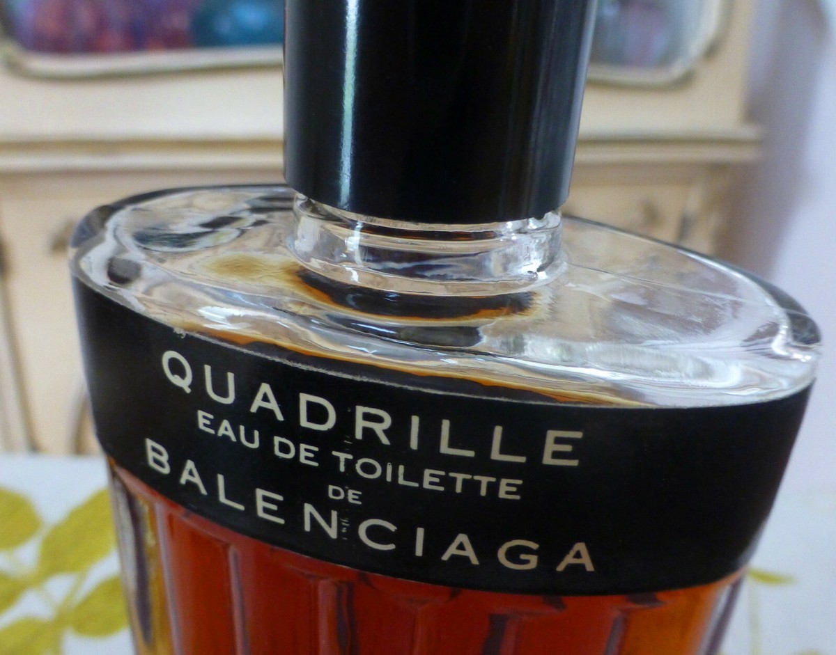 VTG 1950s Balenciaga QUADRILLE Eau de Toilette EDT 4 Oz 118ml