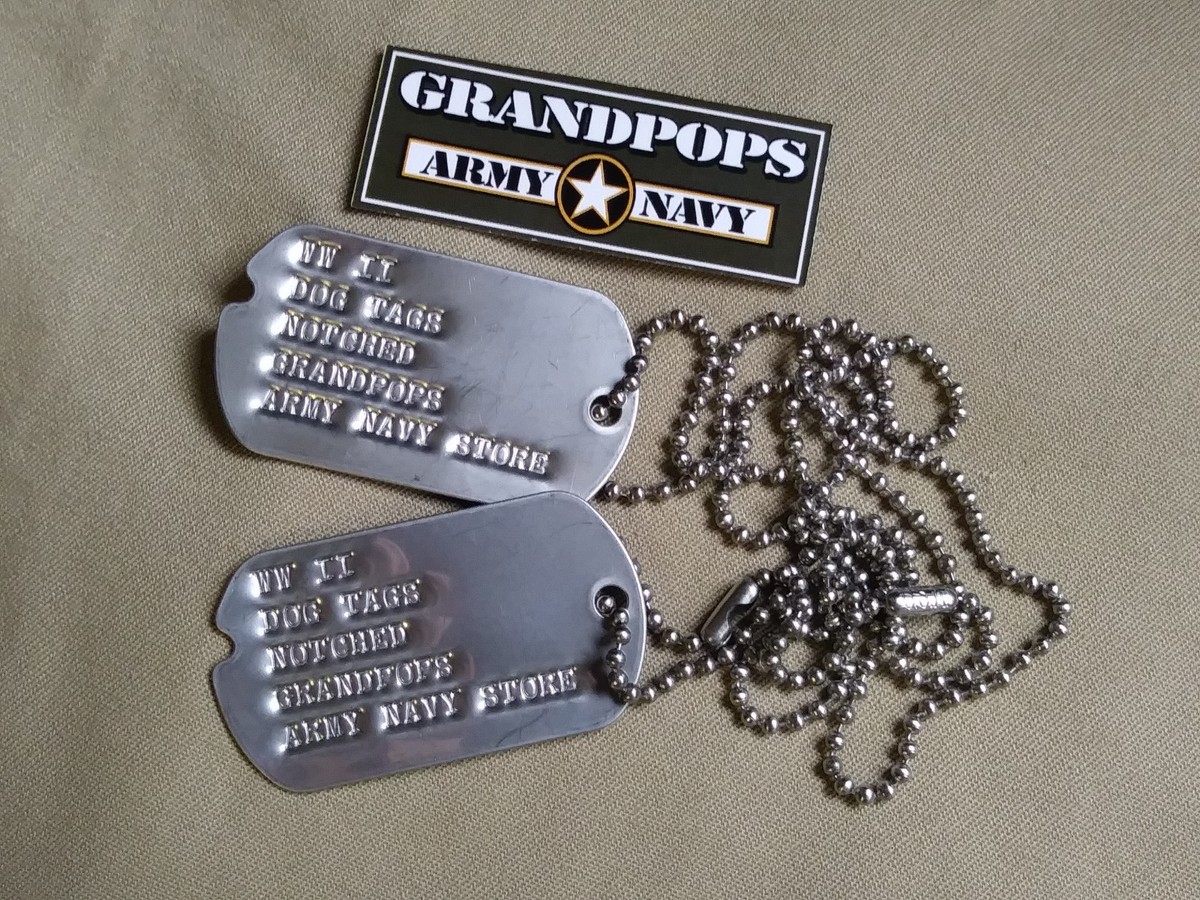 WW2 Customized U.S. Military Dog Tags | eBay