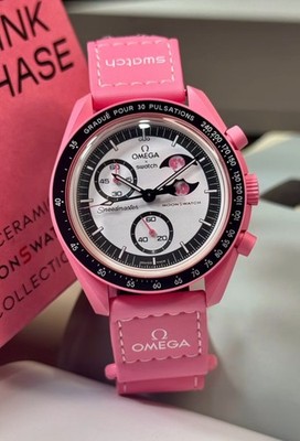 Swatch x Omega Bioceramic Moonswatch Mission To The Pink Moon