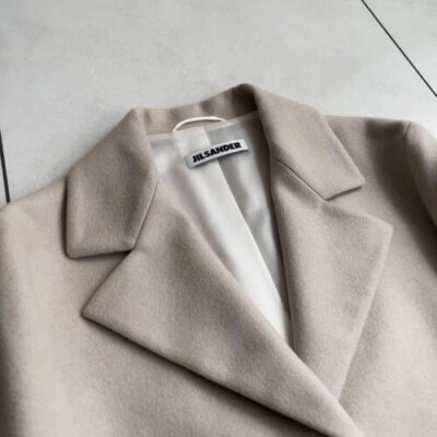 JIL SANDER Cashmere/Angora Blend Wool Chester Coat 34 in stock | eBay