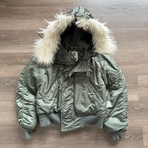 y2k flight jacket N-2B 平成ギャル - y2k N-2B fur flight jacket平成