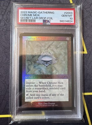 Chrome Mox Secret Lair 30th Anniverary *RETRO FOIL* PSA 10 - LOW
