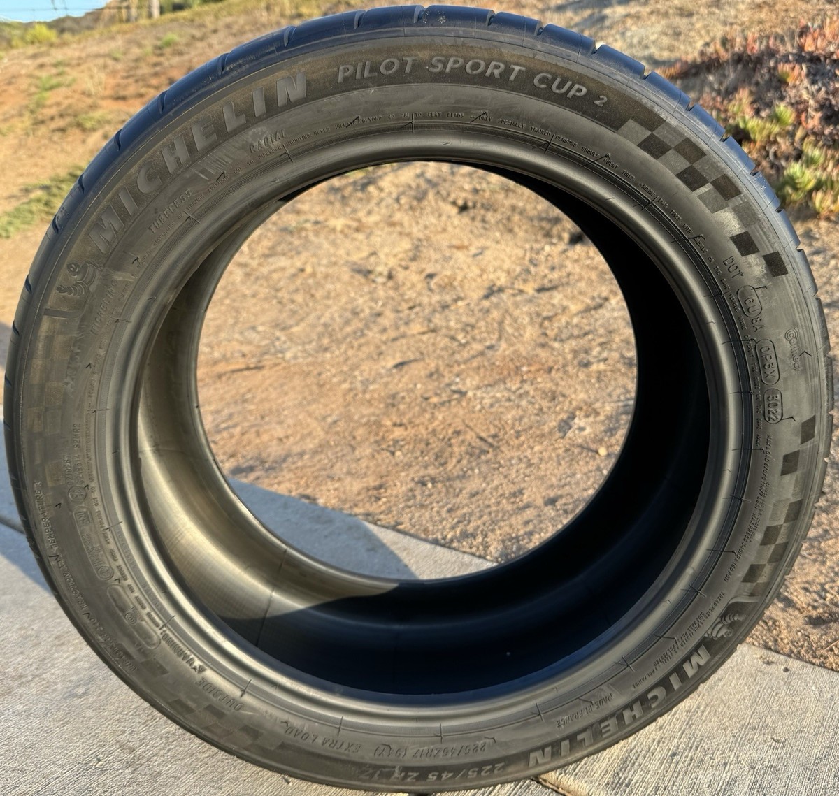 TWO BRAND NEW 225/45ZR17 (94Y) Michelin Pilot Sport Cup 2 (240
