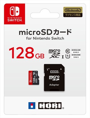 HORI Micro SD Card 128GB for Nintendo Switch NSW-075 from Japan