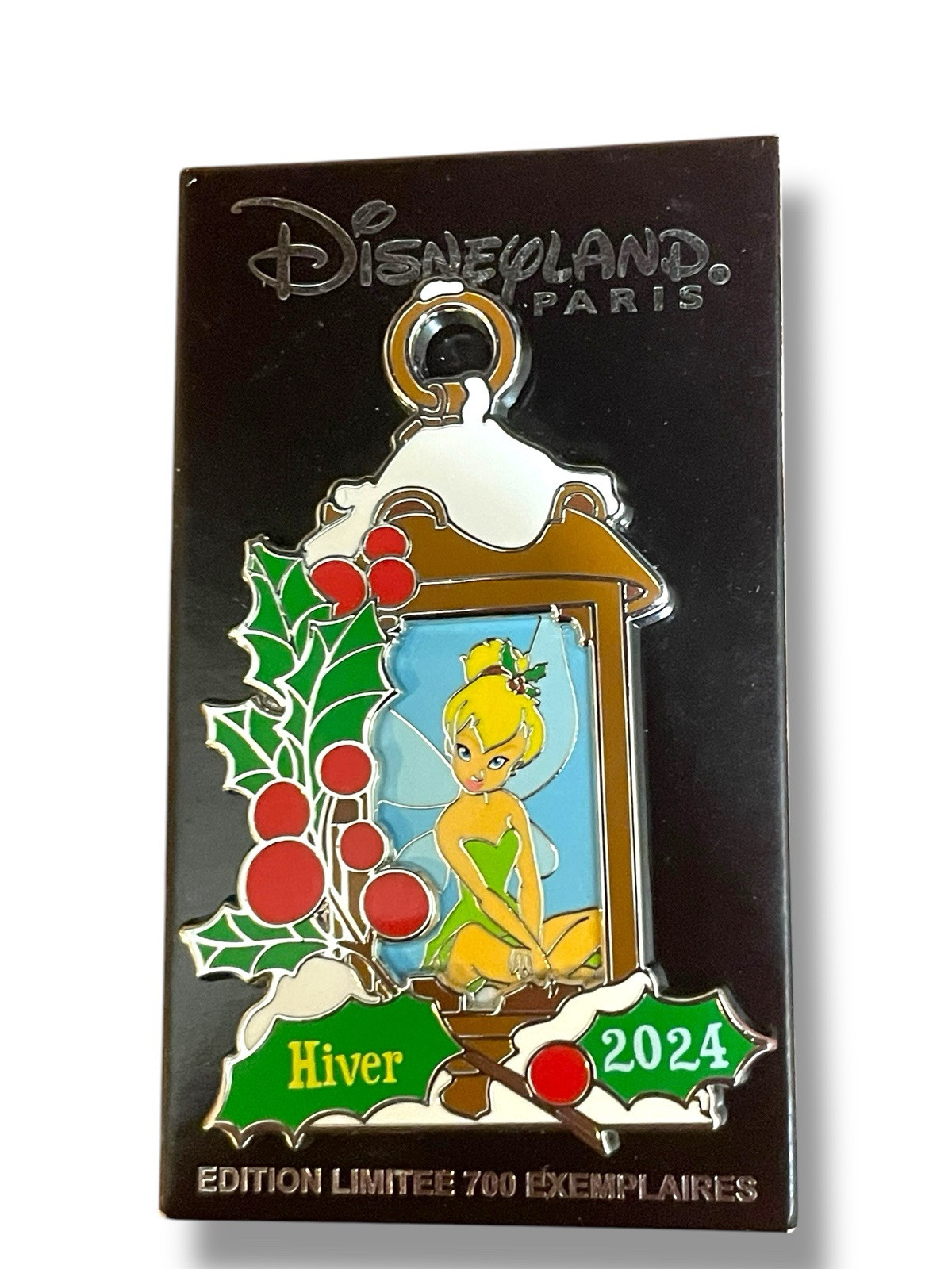 Disney Pin Limited Édition Tinker Bell Hiver 2024 Disneyland Paris