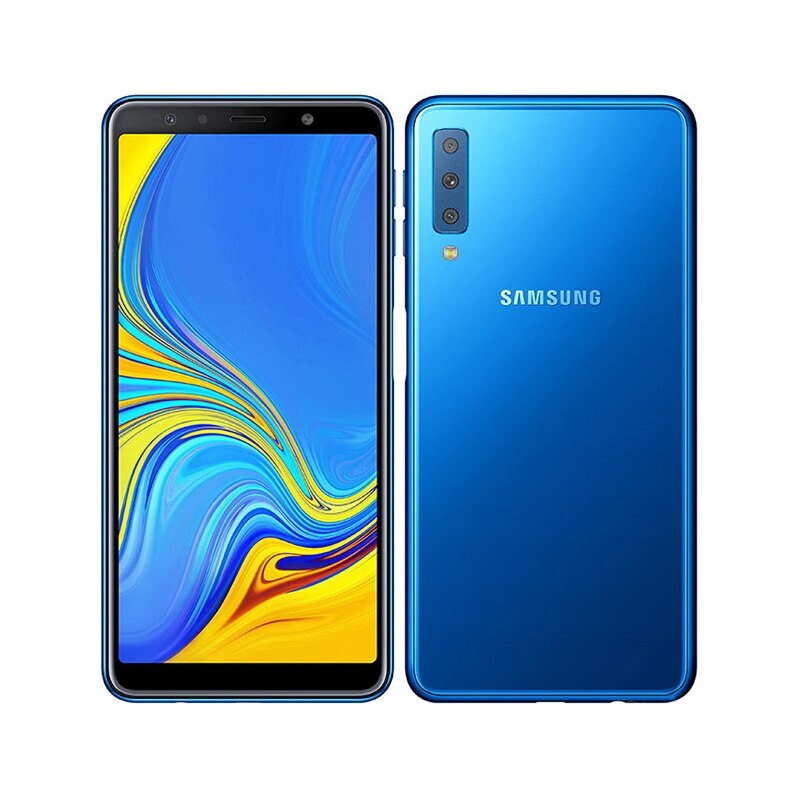 Original Samsung Galaxy A7 (2018) A750F Unlocked 24MP 64GB Dual