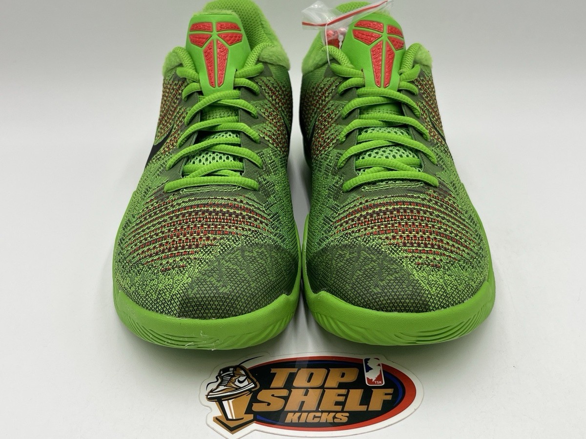 DS New Nike Mamba Rage Grinch 2018 Size 8.5 Kobe Bryant Authentic