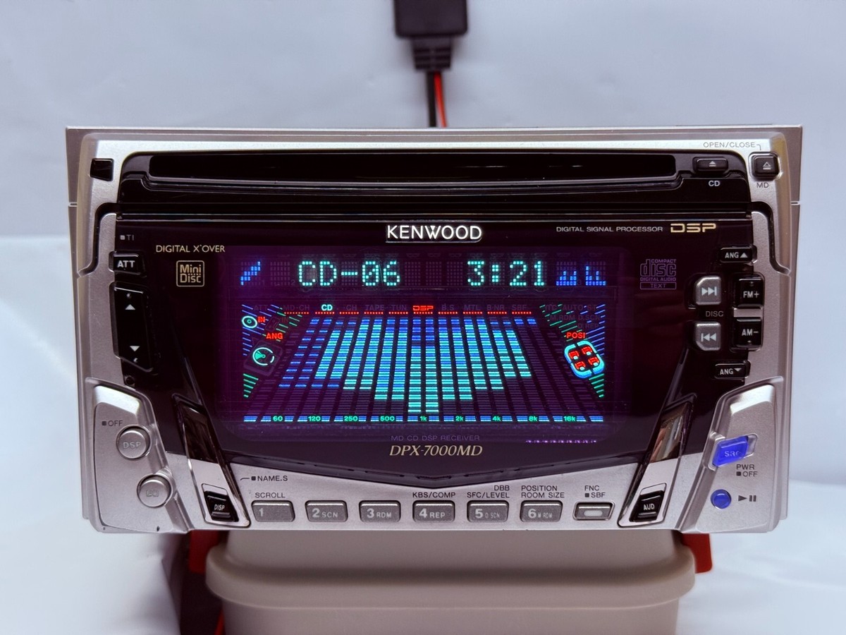 Kenwood DPX-7000MD JDM 2DIN CD/MD Car Stereo Japan External