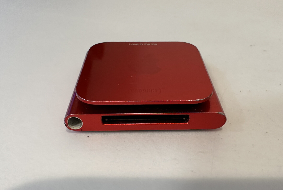 Apple iPod nano 6th Generation Red (16 GB) Works Great | eBay