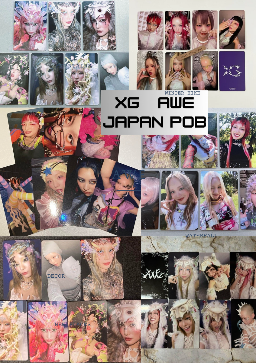 XG AWE 2th mini Album『AWE 』Official Japan Shop POB Photo card