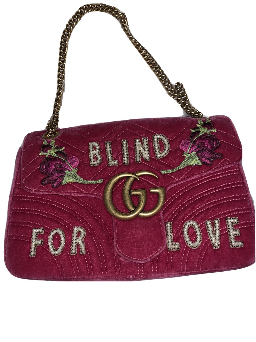 gucci marmont Blind For Love Handbag | eBay