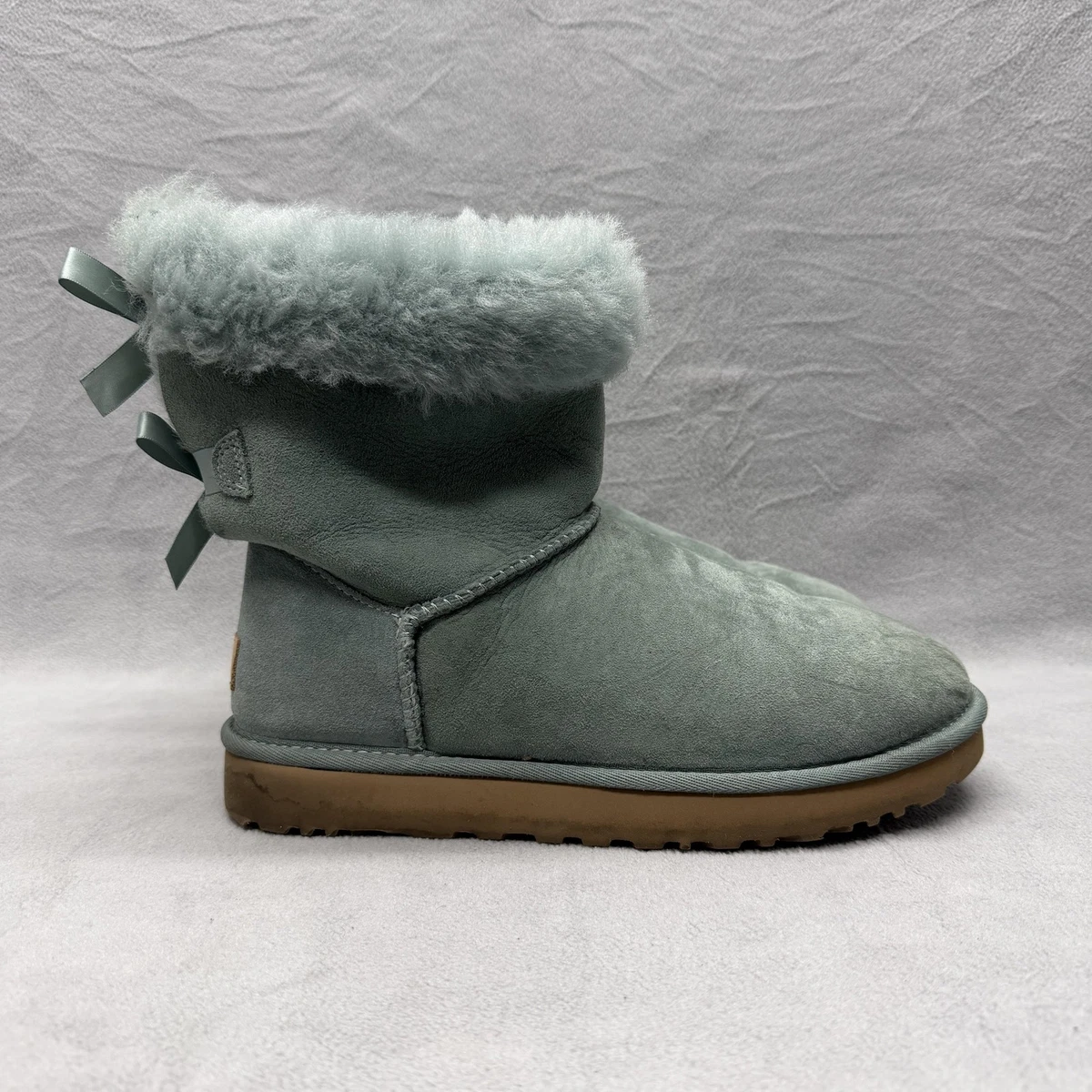 UGG Australia Bailey Bow II Gray Boots for Women for sale | eBay