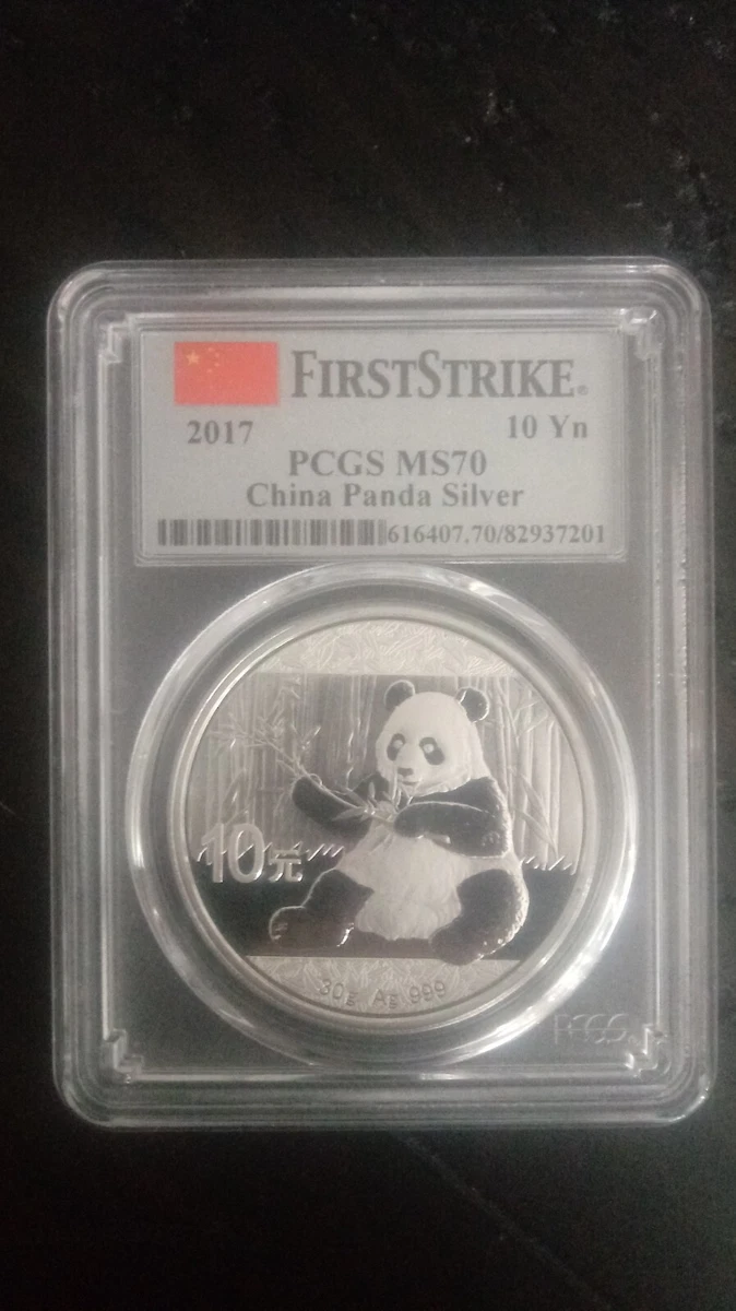 Chinese Panda MS 70 Graded 2017 Silver Bullion Coins for sale | eBay