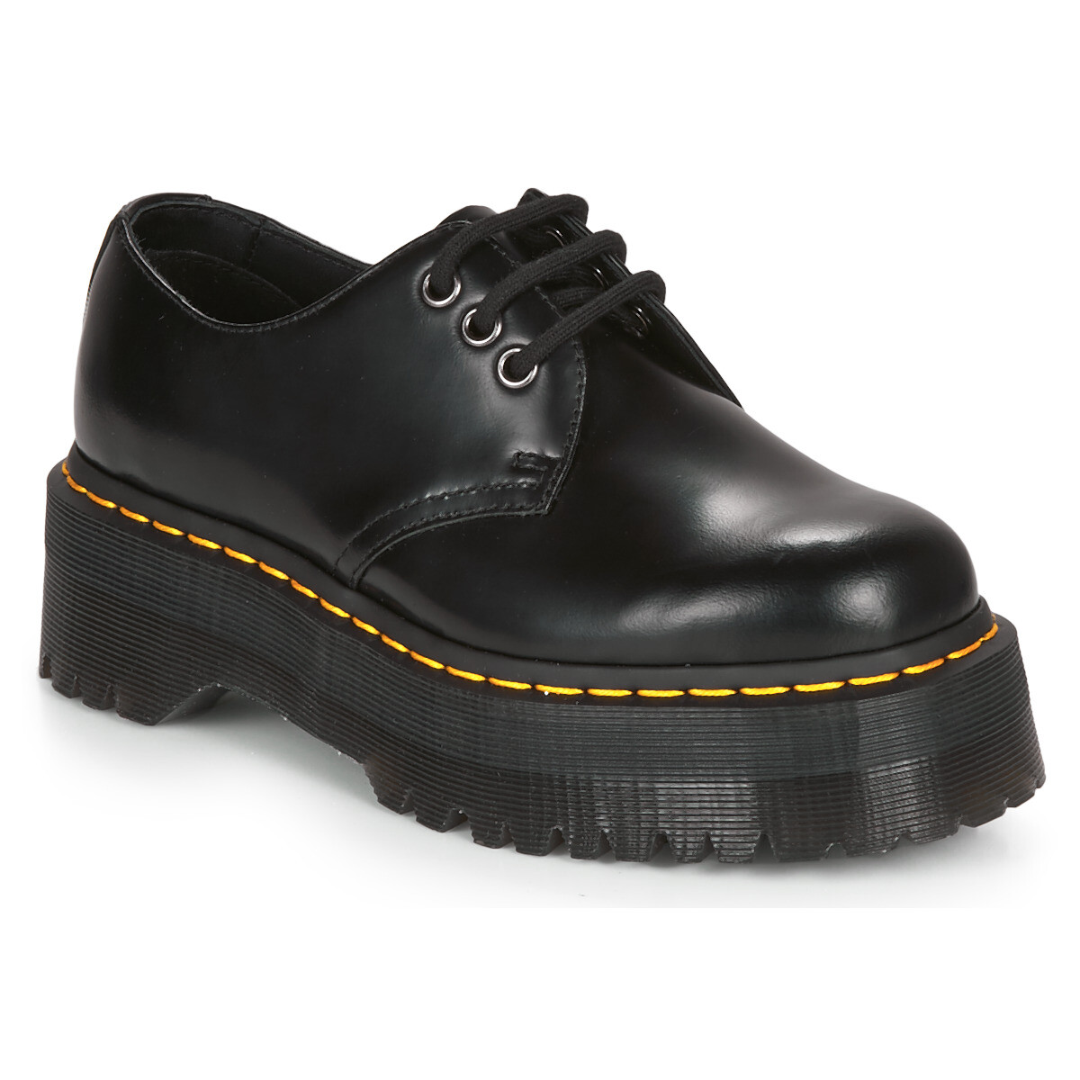 Dr. Martens Women's 1461 Quad Retro Platform Black Smooth US 9 | eBay