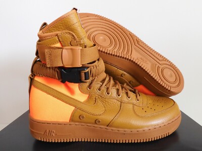 NIKE AIR FORCE 1 SF AF1 QS SPECIAL FIELD BOOTS DESERT OCHRE SZ
