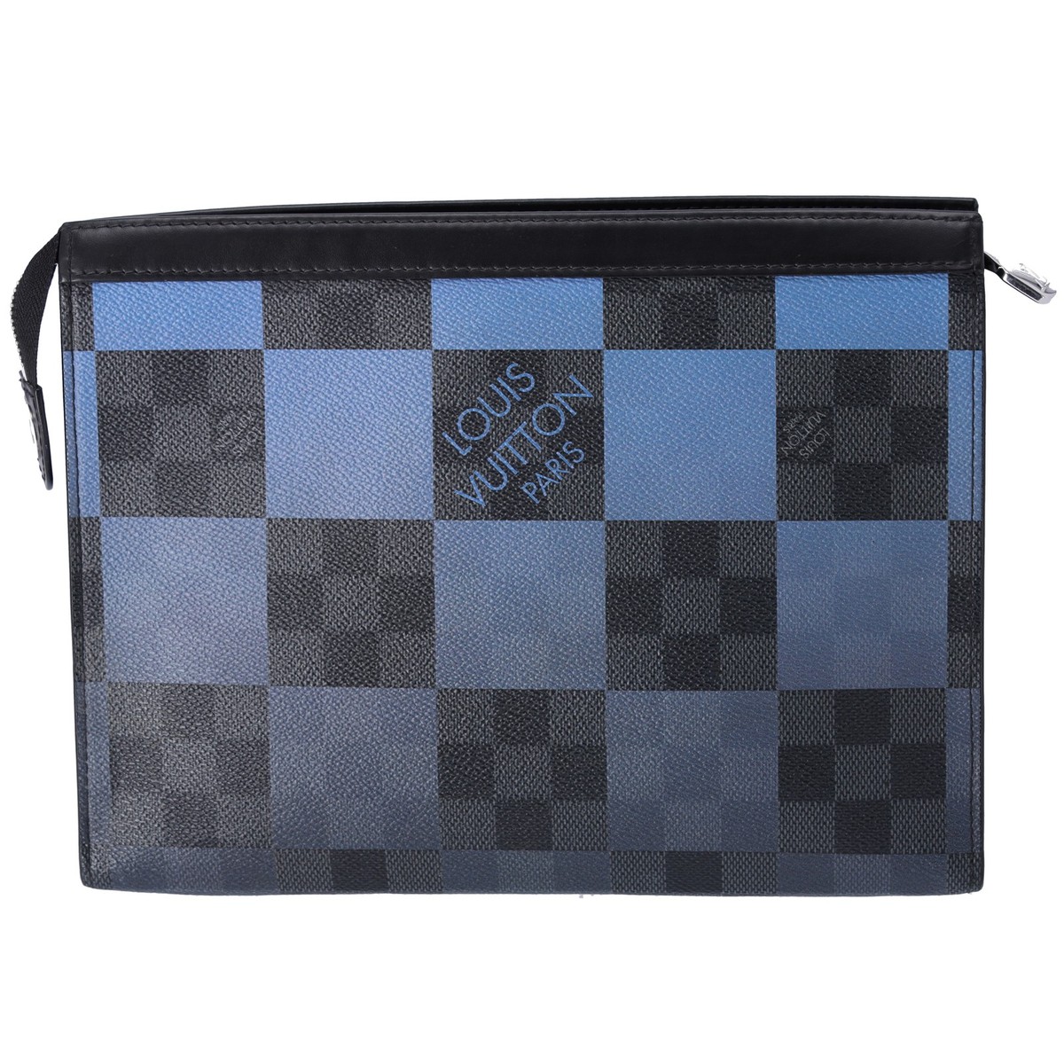 Louis Vuitton Pochette Voyage MM Giant Damier Graphite Clutch Bag