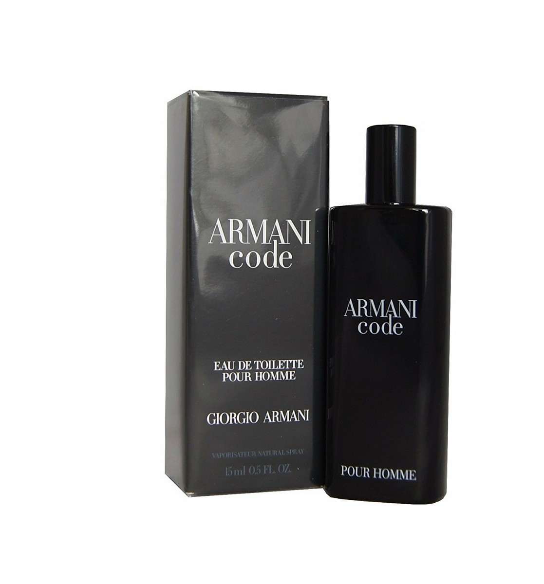 Giorgio Armani CODE Eau de Toilette Travel Spray 0.50 oz. SEALED