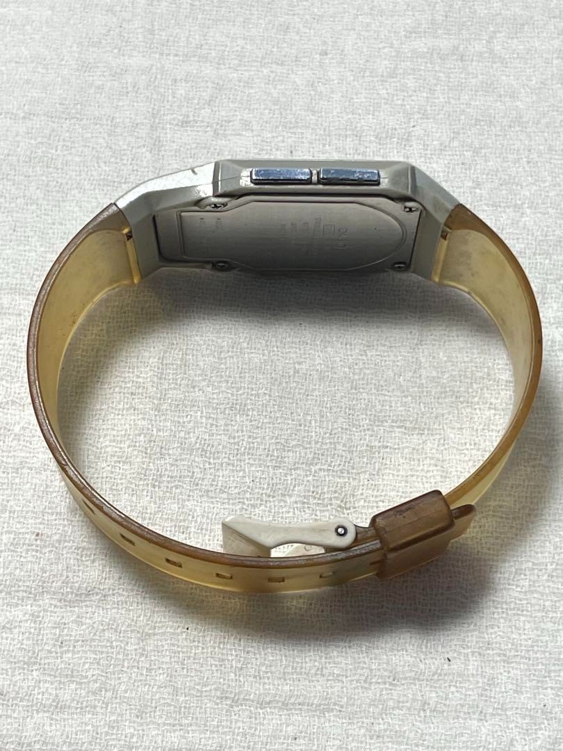 CASIO FS-01 Film Watch PELA Vintage Quartz DUAL TIME men Watch