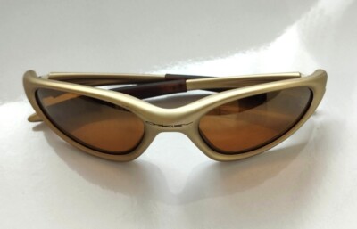 Oakley Minute Vintage SUnglasses Gold Color Frame Brown Color Lens