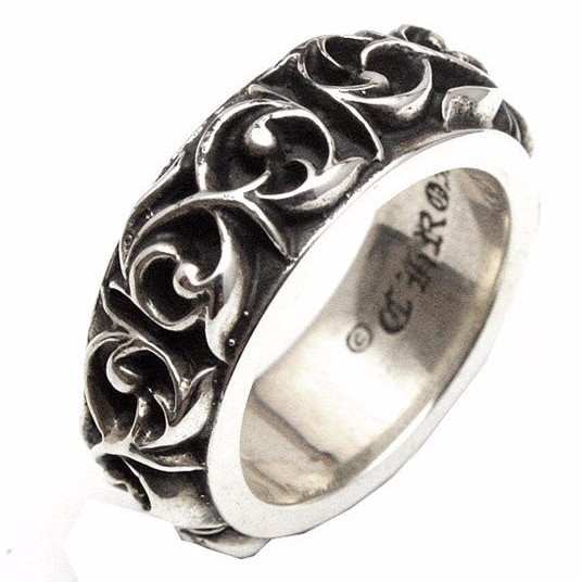 Authentic [Chrome Hearts] Ring Eternity Vine Band, All Size