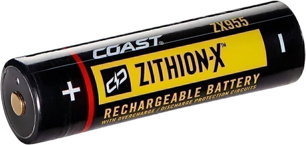 Coast ZX955 ZITHION-X Li-Ion Rechargeable Battery for The EAL18