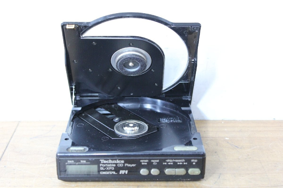 Technics SL-XP3 Portable CD Player Compact Vintage Audio Black