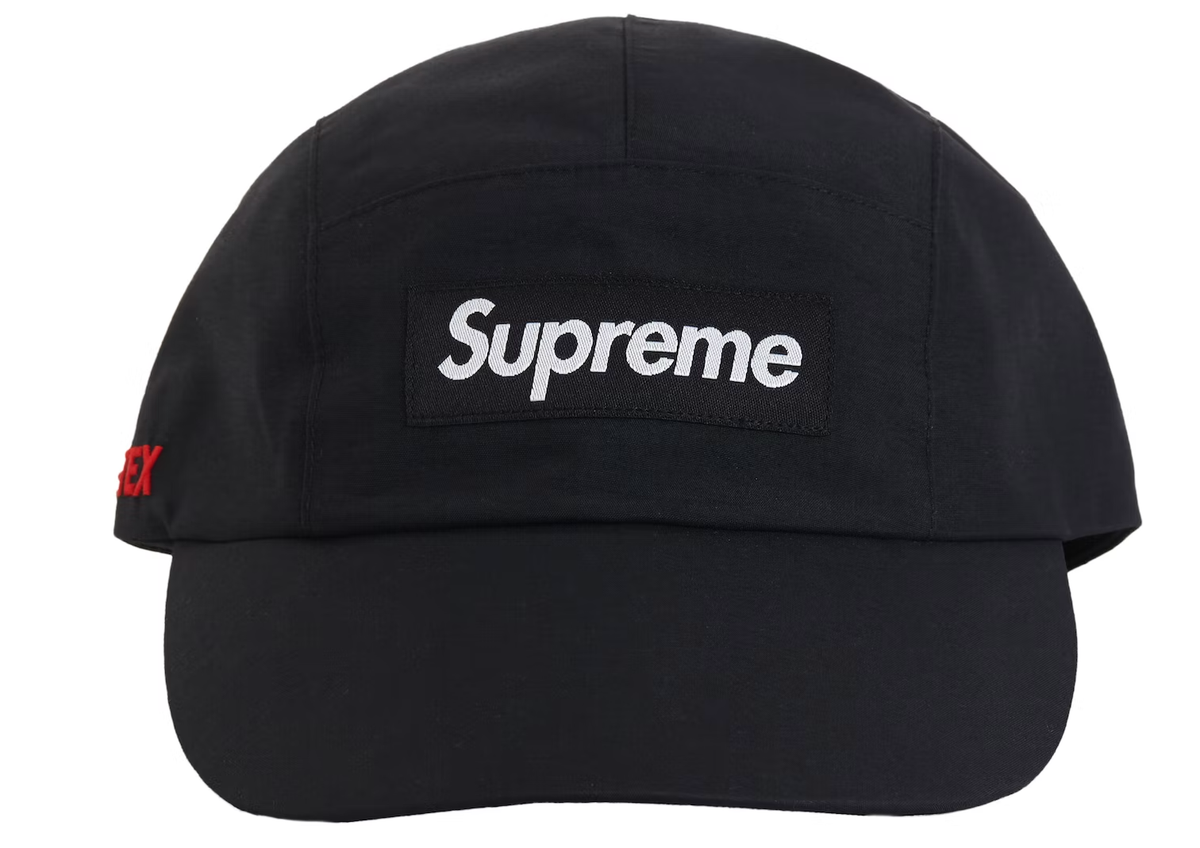 Supreme Gore-Tex Long Bill Camp Cap Black S/M SS20 | eBay