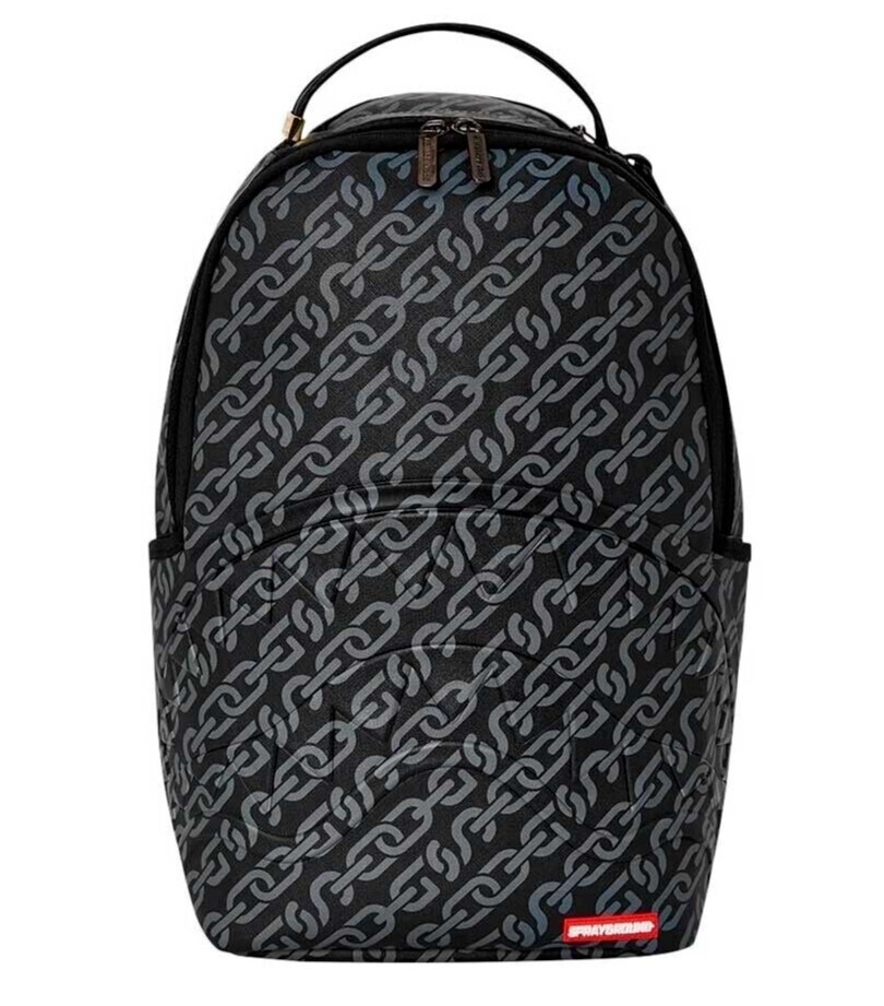 SPRAYGROUND SG CHAINS BLACK/SILVER BACKPACK 910B5381NSZ (LIMITED
