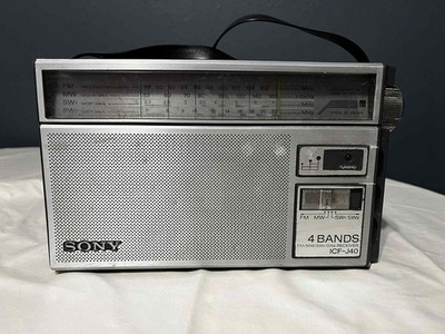 Sony ICF-J40 4 Band FM/MW/SW1/SW2 Receiver Working Rare - Read