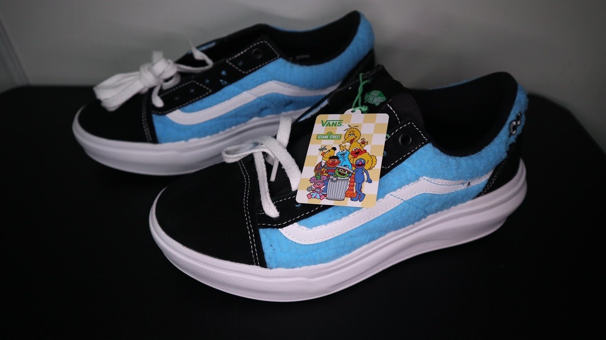 VANS X SESAME STREET OLD SKOOL OVERT CC 🍪 Cookie Monster (Men's