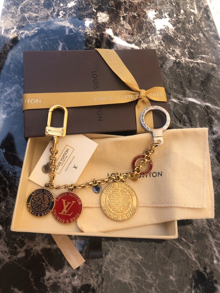 LOUIS VUITTON Bag charm AUTH TRUNKS &BAGS COIN RARE F/S 13 | eBay