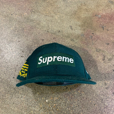 SS12 Supreme World Famous National Champions Box Logo New Era