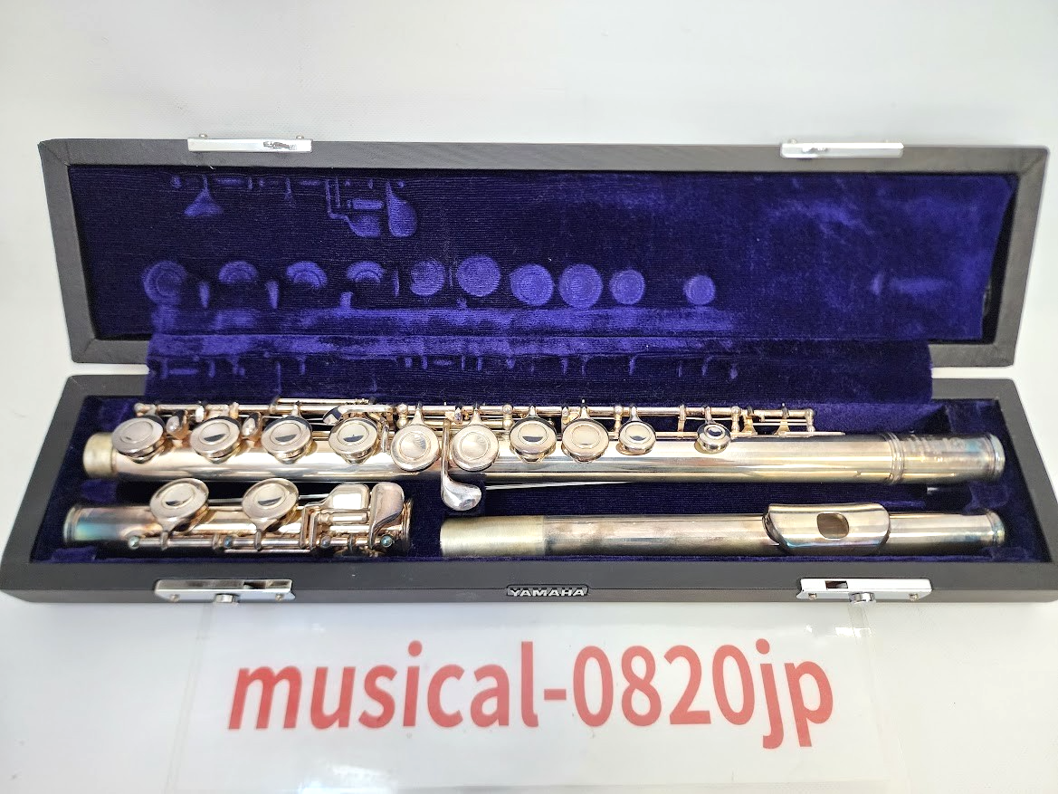 Yamaha Flute YFL-43 silver Musical instrument with Hard Case | eBay