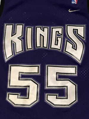 Vintage Sacramento Kings Jason Williams Nike Purple Jersey White