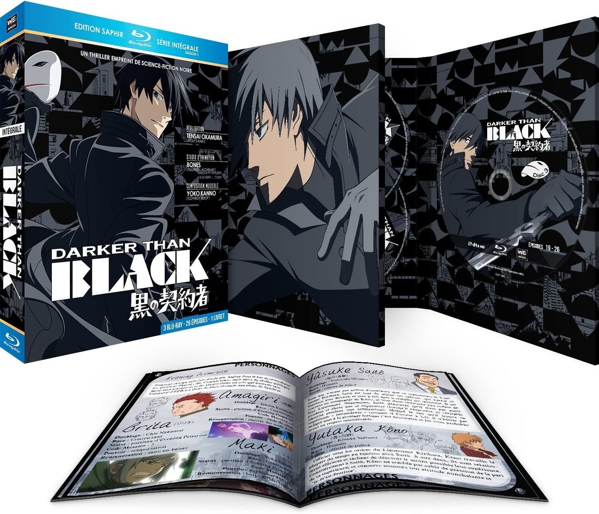 DARKER THAN BLACK Black Contractor Complete Blu-ray BOX Anime