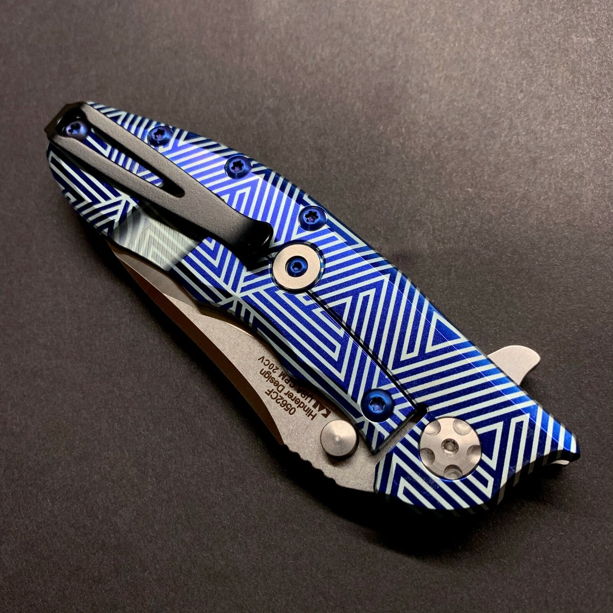 Zero Tolerance 0562CF Flipper Rick Hinderer Pln Edge Triangle ZT